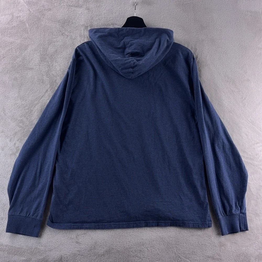 Polo Ralph‎ Lauren Hooded Jersey T Shirt Mens Size Large Blue Casual Preppy